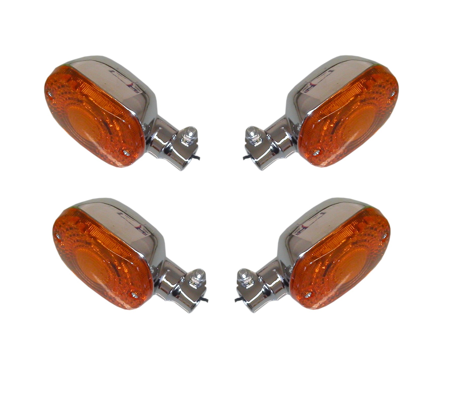 あ*こ Indicators Complete Set of 4 Front & Rear For Kawasaki (K)Z 440 A